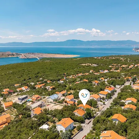 Natali With Pool And Sea View - Happy Appartement Šmrika